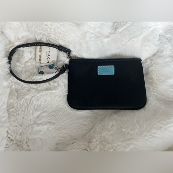 Black Coach Wristlet - Picture 2 of 2